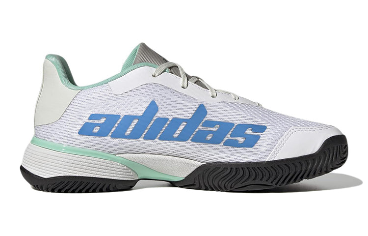 (GS) adidas Barricade Tennis Shoes 'White Pulse Blue' GY4017
