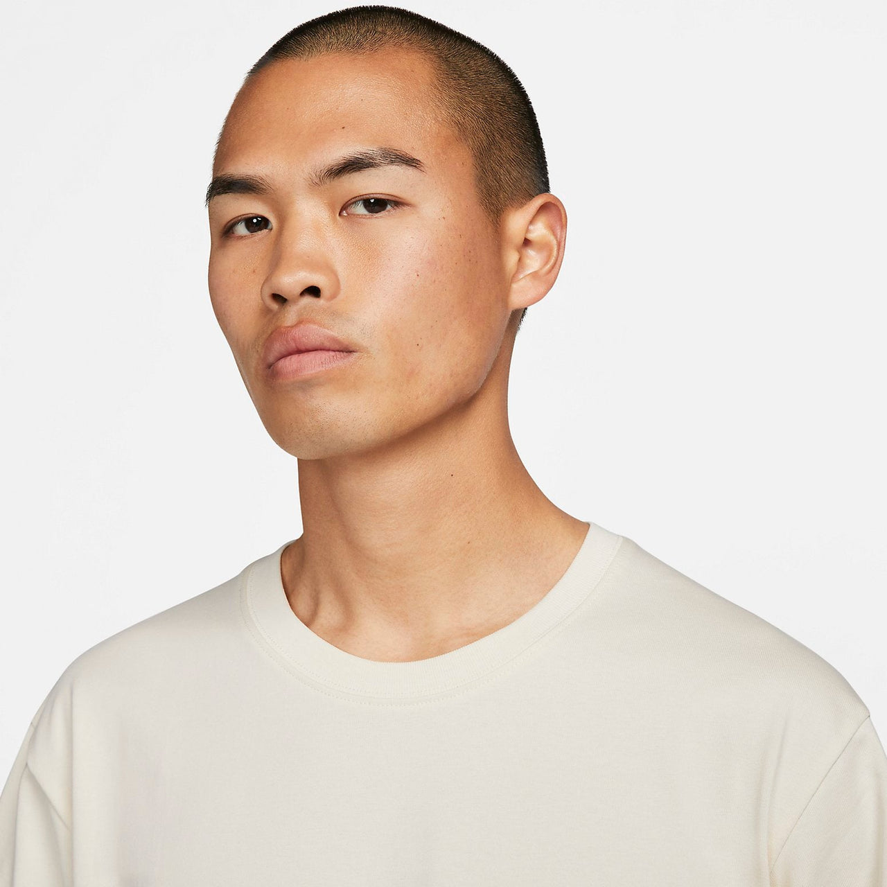 Nike Dri-FIT Quick-Drying Short-Sleeved Top 'Beige' FB4396-901