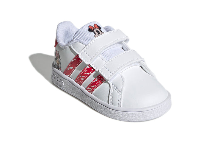 (TD) adidas x Disney Minnie Mouse Grand Court 'Cloud White Ray Red' GY8011