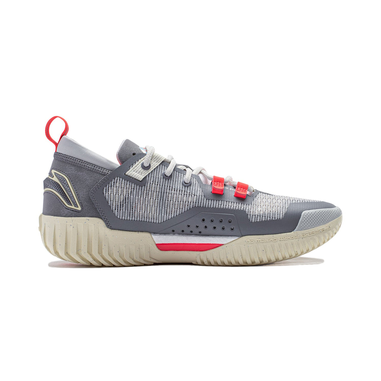 Li-Ning BadFive 3 Low 'Grey Orange' ABFU005-1