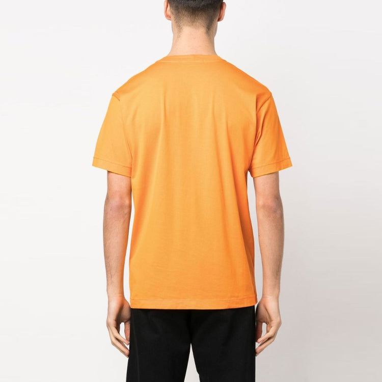 STONE ISLAND Garment Dyed Logo T-shirt 'Orange' 101524113-V0032