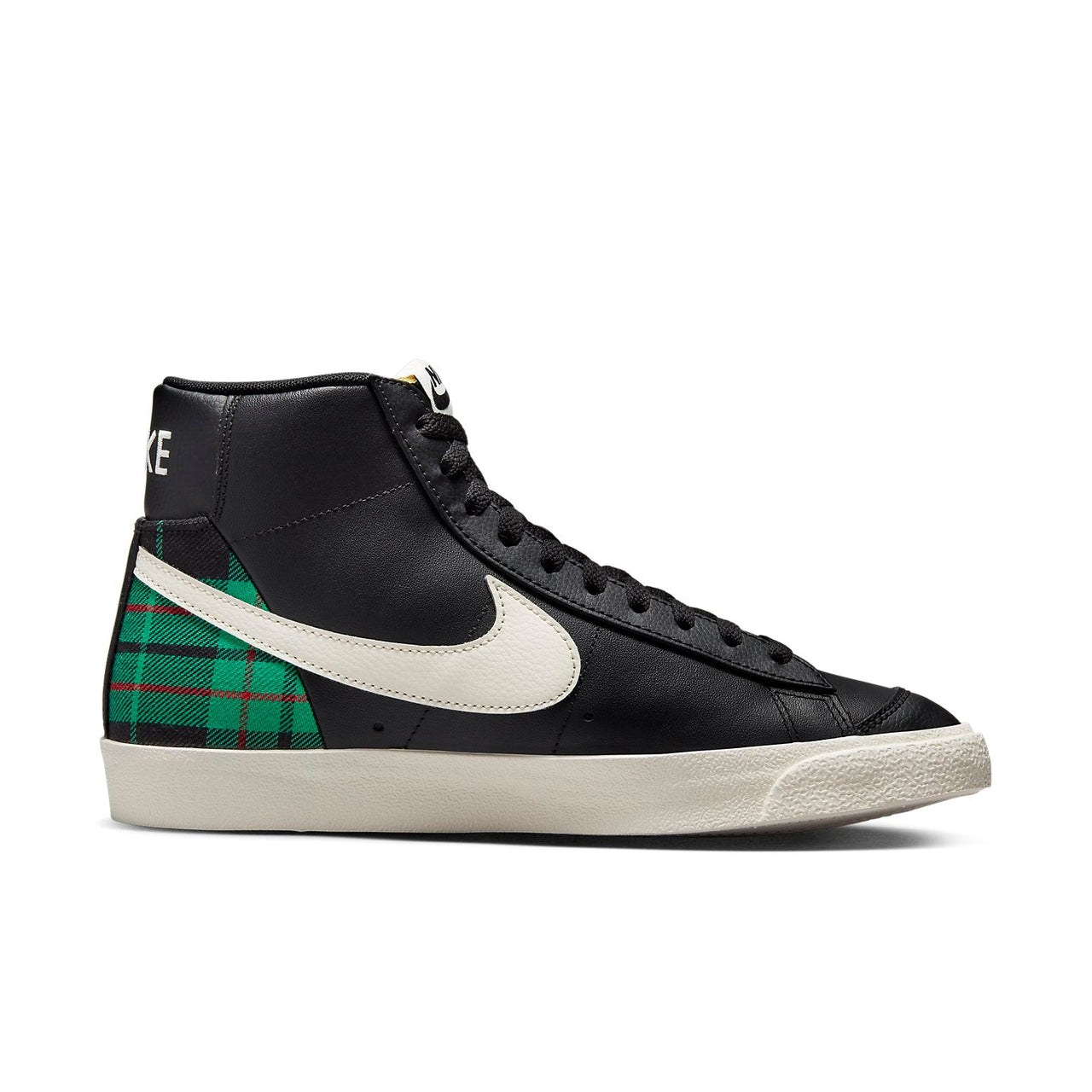 Nike Blazer Mid '77 Premium 'Black Green Tartan Plaid' DV0796-001