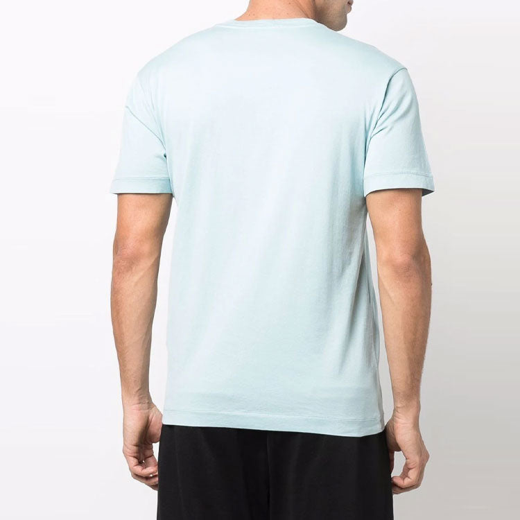 STONE ISLAND Logo Patch T-shirt 'Aqua' 761524113-V0044