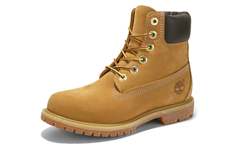 (WMNS) Timberland Icon Waterproof Nubuck Leather Boot 'Yellow' 10361M