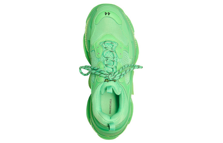 Balenciaga Triple S Sneaker 'Clear Sole - Neon Green' 541624W2CF13801