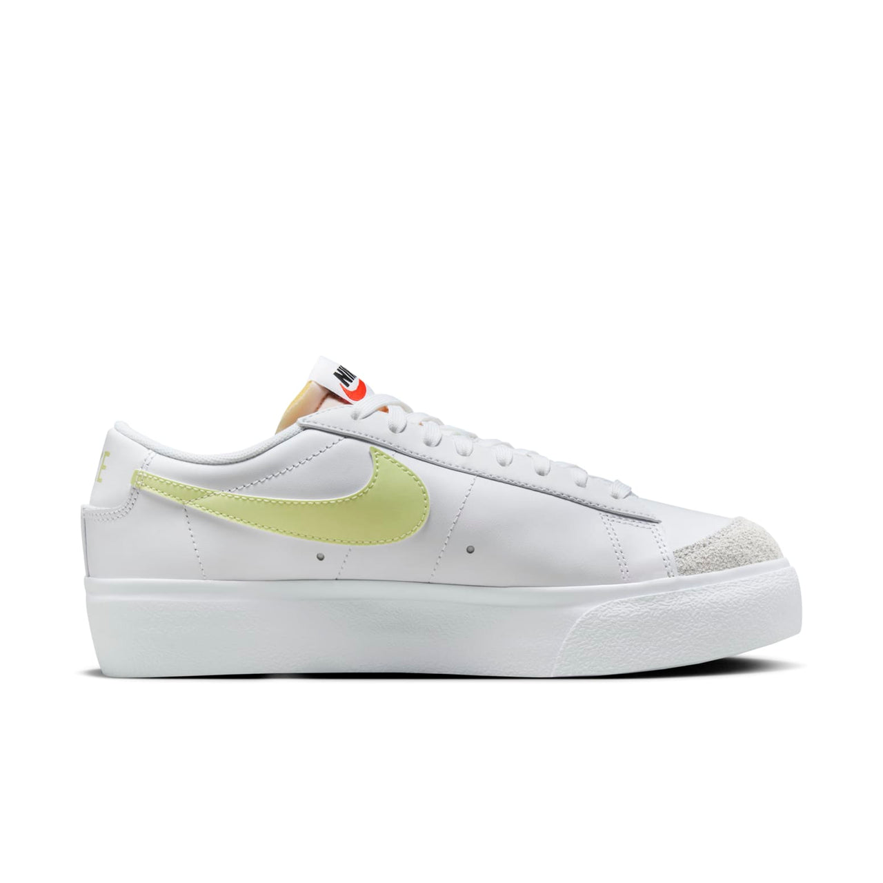 (WMNS) Nike Blazer Low Platform 'White Life Lime' DJ0292-115