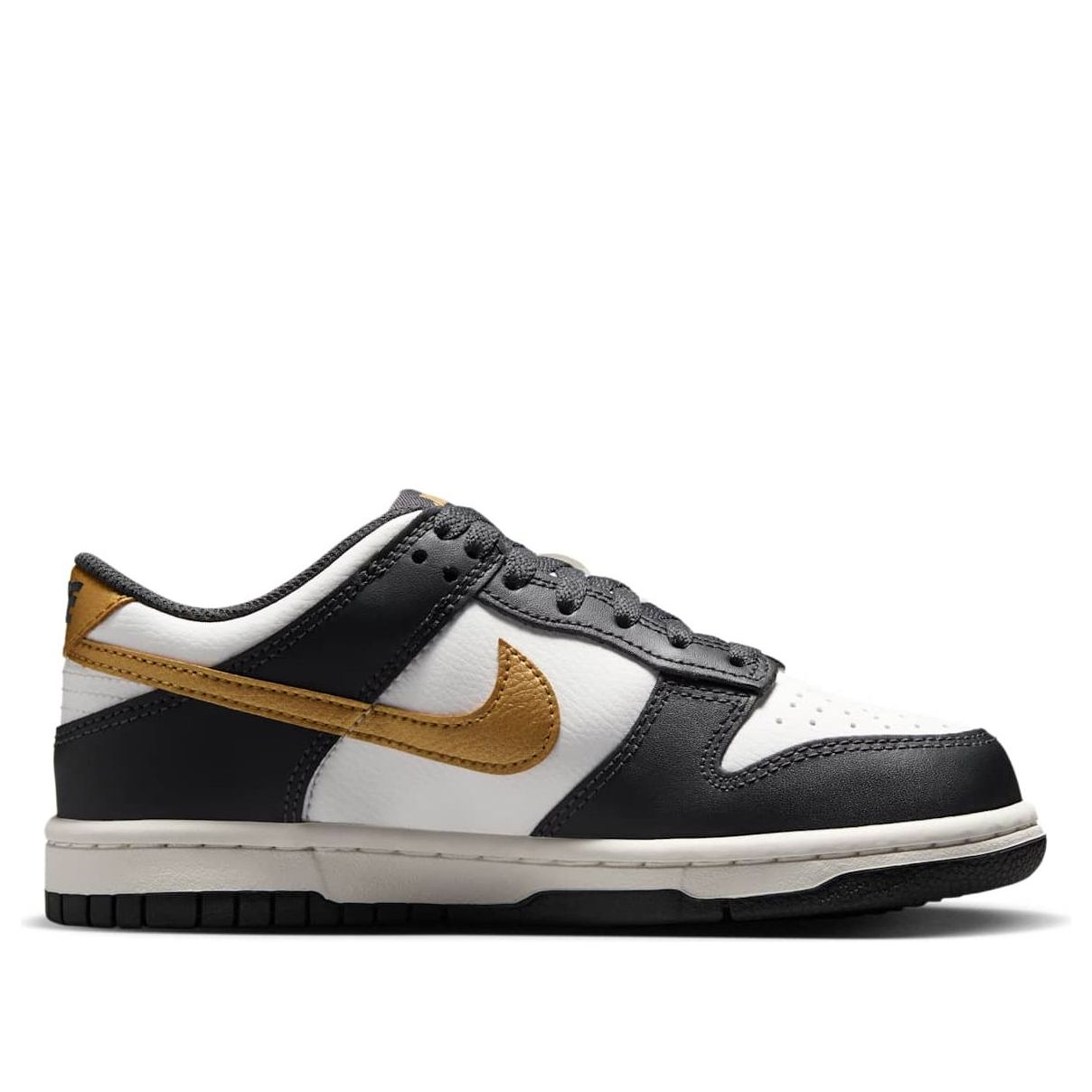 (GS) Nike Dunk Low 'Summit White Metallic Gold' HV2533-100