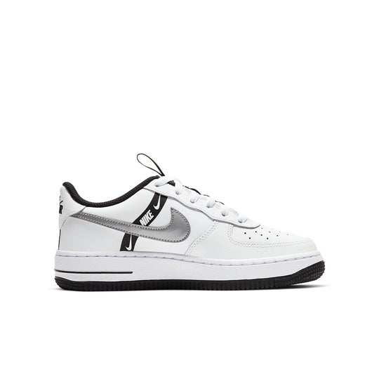 GS Nike Air Force 1 LV8 KSA Worldwide Pack White Reflect Silver SneakerSouqq