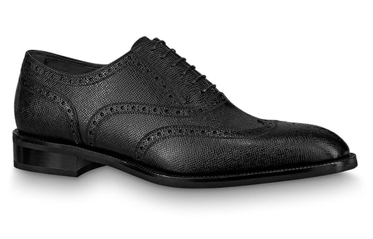 LOUIS VUITTON Graduate Richelieu Shoes 'Black' 1A8IZI