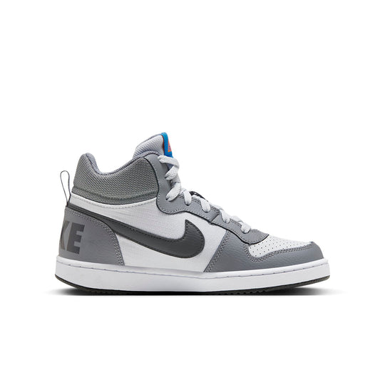 (GS) Nike Court Borough Mid 'Cool Grey Anthracite' 839977-009