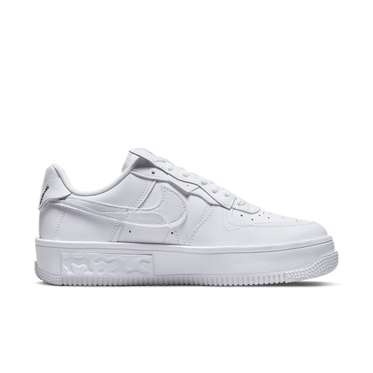 (WMNS) Nike Air Force 1 Fontanka 'Triple White Multi Color Swoosh' DH1290-100