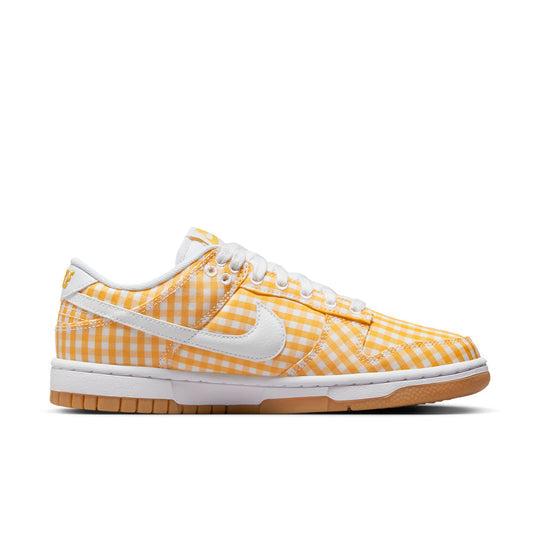 (WMNS) Nike Dunk Low 'Yellow Gingham' DZ2777-700