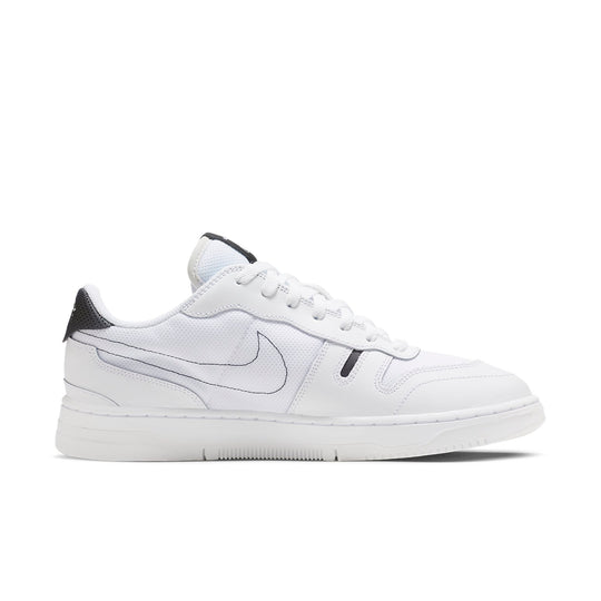 Nike Squash-Type Low Tops Casual Skateboarding Shoes White Black CT2922-100