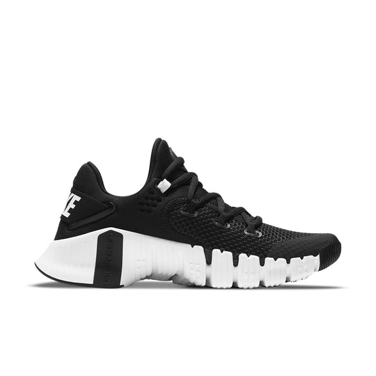 (WMNS) Nike Free Metcon 4 'Black White' CZ0596-010