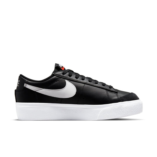 (WMNS) Nike Blazer Low Platform 'Black White' DJ0292-001