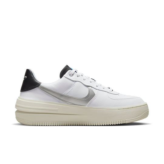 (WMNS) Nike Air Force 1 PLT.AF.ORM LV8 'White Metallic Silver' DX3199-100