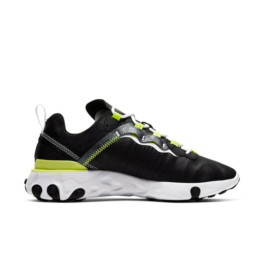 (WMNS) Nike React Element 55 SE 'Black Lemon Venom' CN3591-001