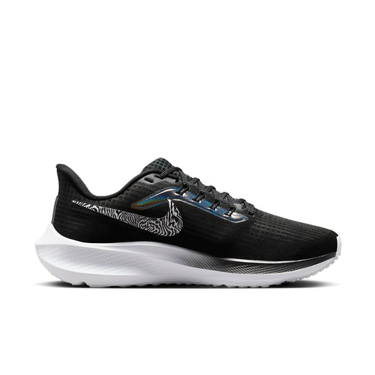 (WMNS) Nike Air Zoom Pegasus 39 'Black Zebra Iridescent' DR9619-001