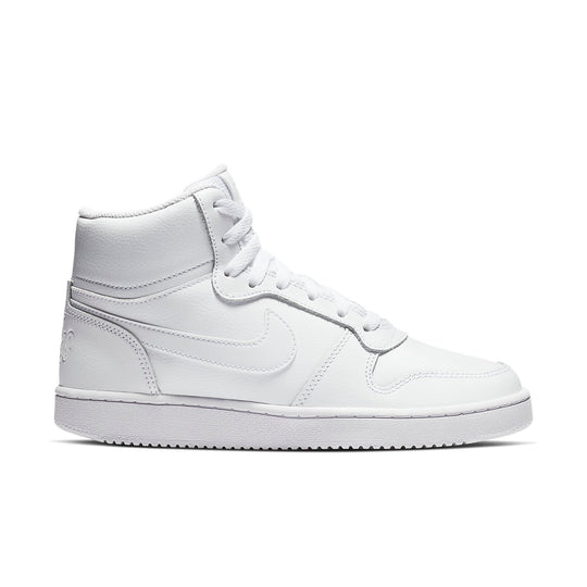 (WMNS) Nike Ebernon Mid 'Triple White' AQ1778-100