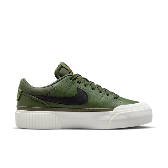 (WMNS) Nike Court Legacy Lift 'Medium Olive' DM7590-201