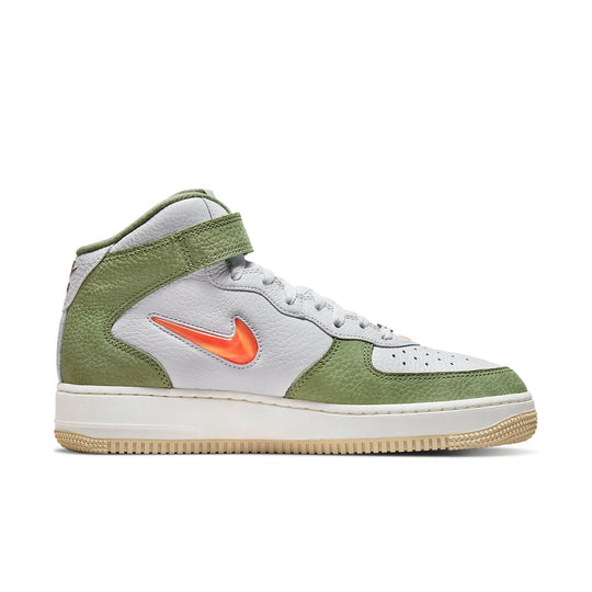 Nike Air Force 1 Mid QS 'Olive Green Total Orange' DQ3505-100