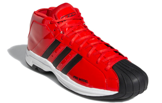 Adidas pro model red and black best sale