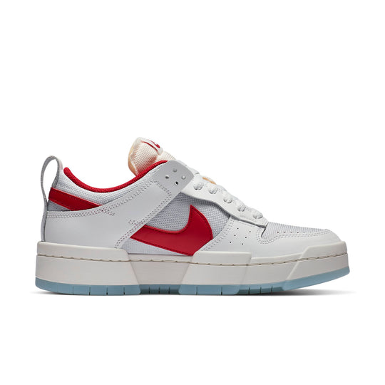 (WMNS) Nike Dunk Low Disrupt 'White Gym Red' CK6654-101