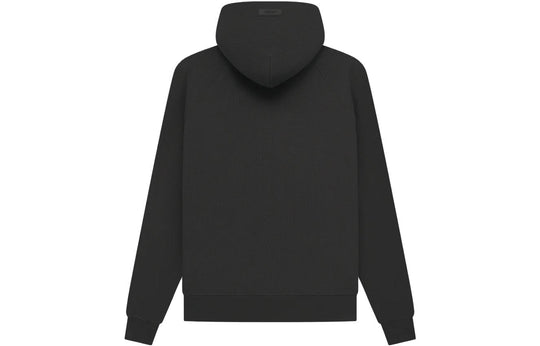 Fear of God Essentials SS23 waffle Raglan Hoodie 'off Black' FOG-SS23-037