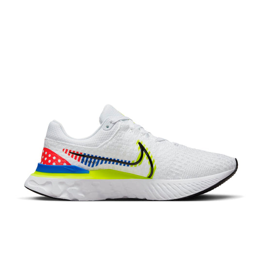 Nike React Infinity Run Flyknit 3 Premium 'White Racer Blue Volt' DX1629-100