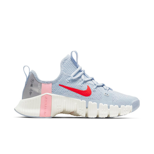 (WMNS) Nike Free Metcon 3 'Light Blue Bright Crimson' CJ6314-006