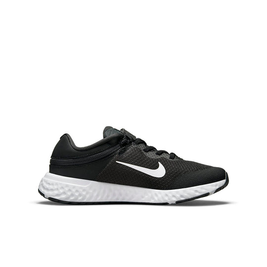 (GS) Nike Revolution 6 FlyEase 4E 'Black White' DO5065-003