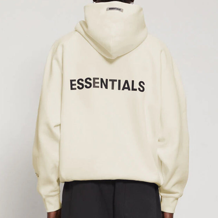 Fear of God Essentials FW20 Full Zip Hoodie 'Cream' 0192250500185569