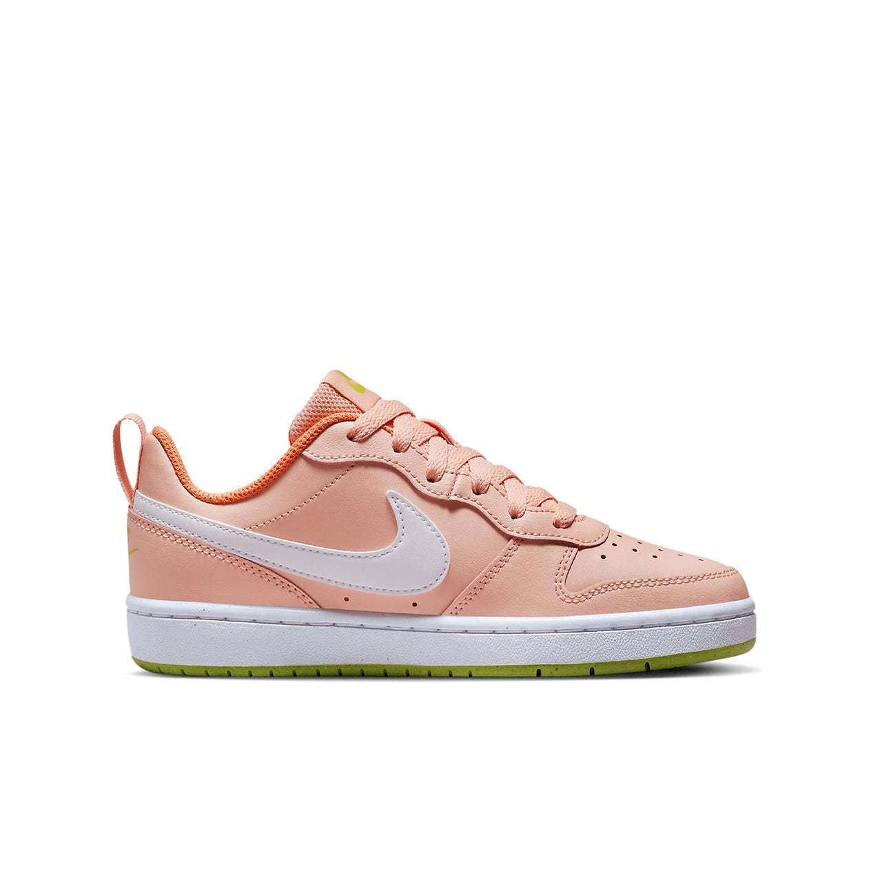 (GS) Nike Court Borough Low 2 'Pink White' BQ5448-800