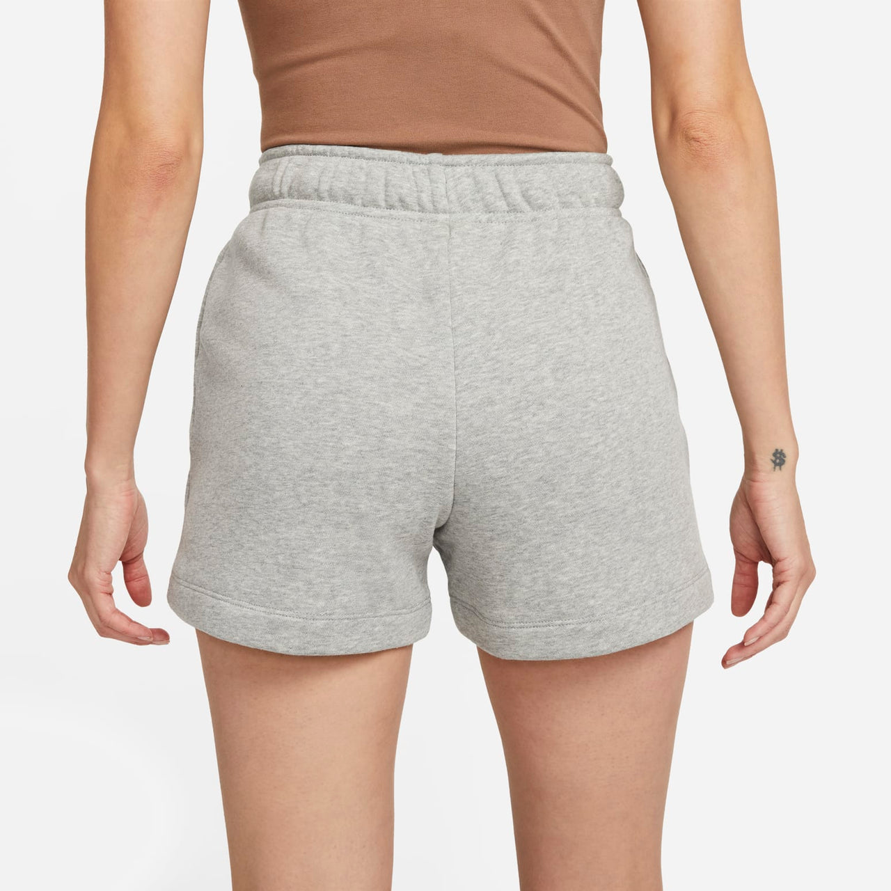 (WMNS) Nike Sportswear Club Fleece Mid-rise Shorts 'Grey' DQ5803-063