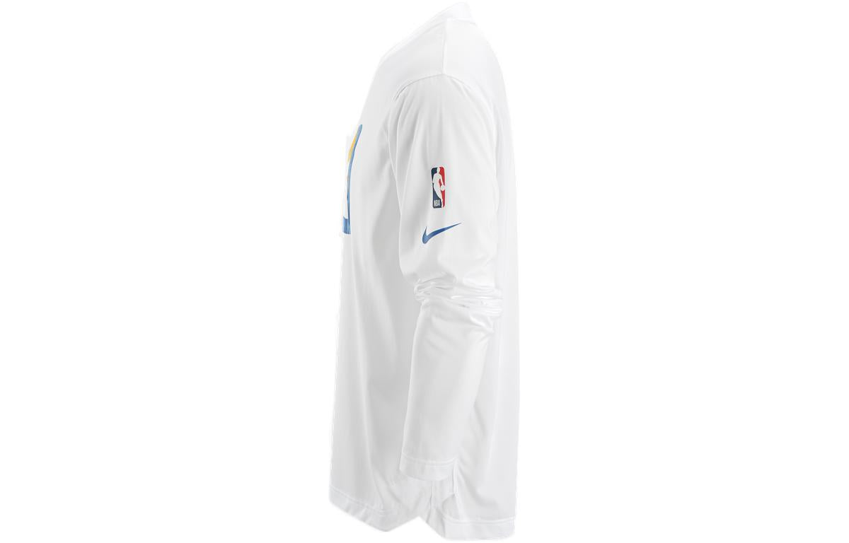 Nike x NBA Brooklyn NETS Long Sleeve 'White' DR2182-100