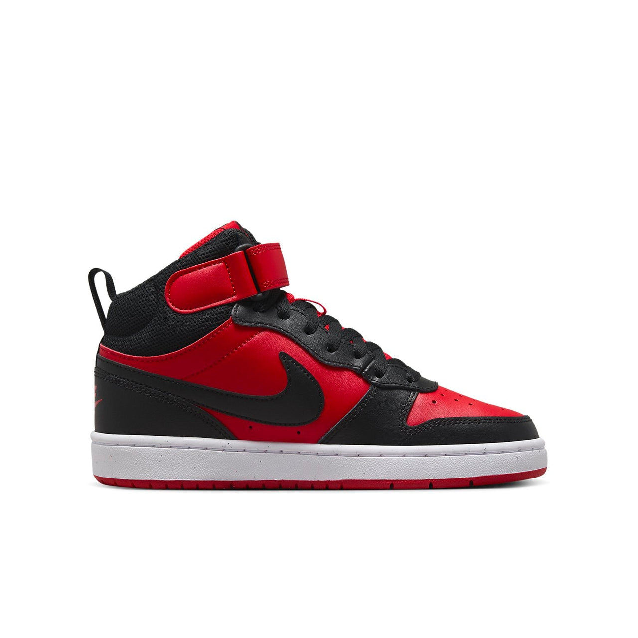 (GS) Nike Court Borough Mid 2 'Black University Red' CD7782-602