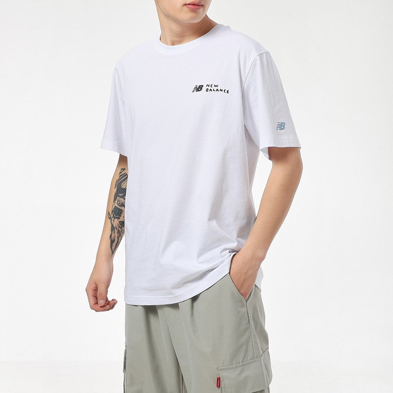 New Balance Men's New Balance x ZERO PER ZERO Crossover Limited Cartoon Character Short Sleeve White NEA3V973-WT