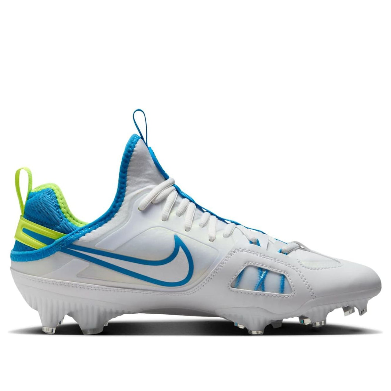 Nike Huarache 9 Varsity LAX SE 'White Volt Vivid Blue' FZ3620-100