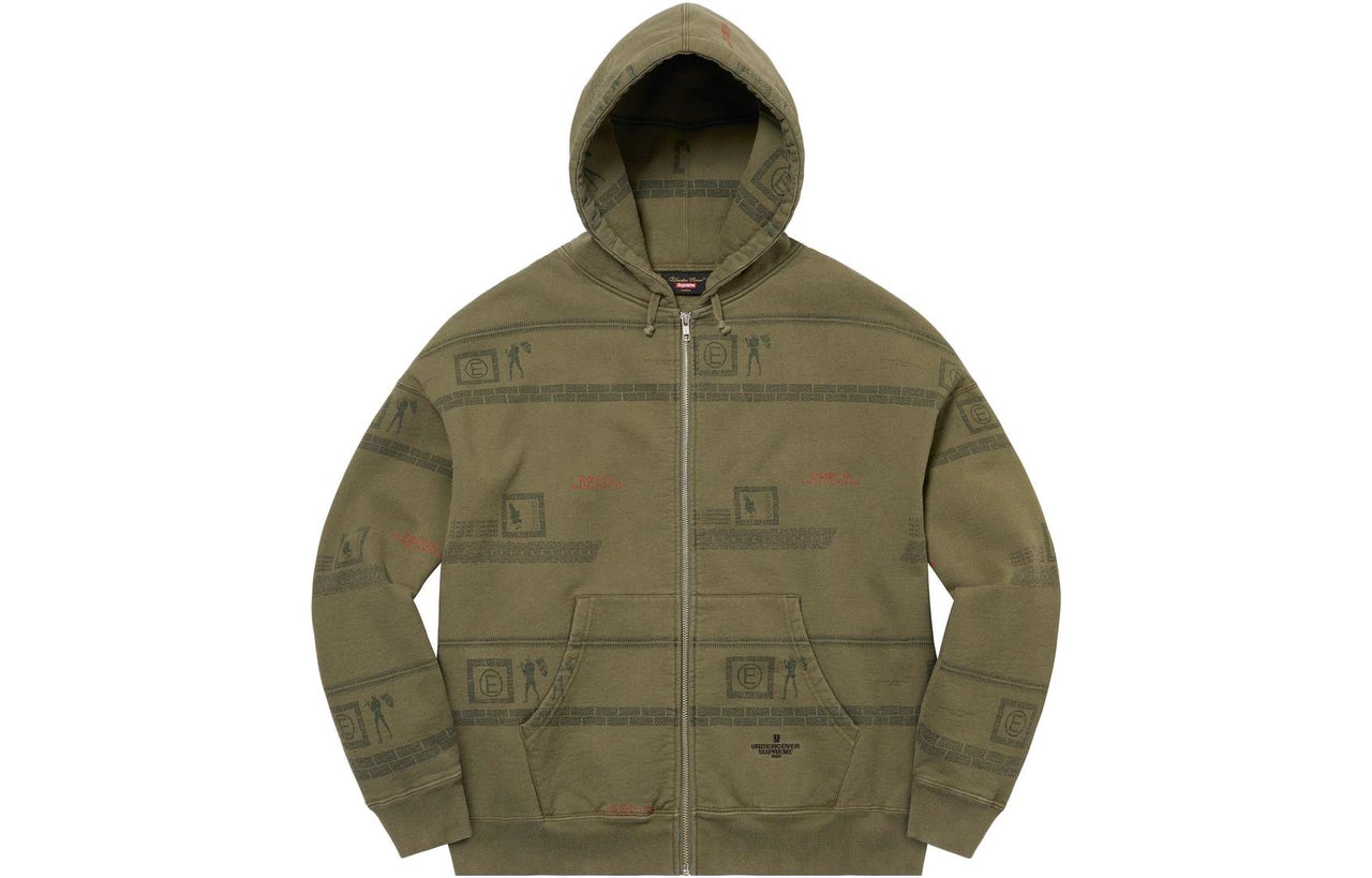 Supreme SS23 Week6 Zip Up HOODED Jacket 'Green' SUP-SS23-133