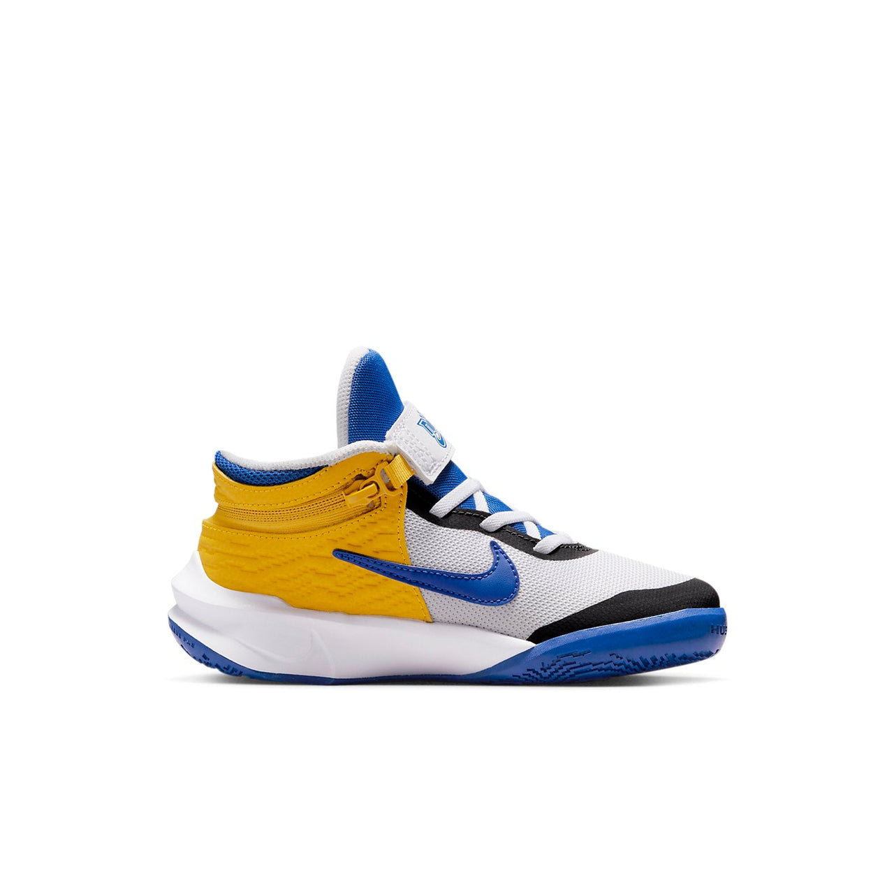 (PS) Nike Team Hustle D 10 FlyEase 'White Blue Yellow' DZ2761-141