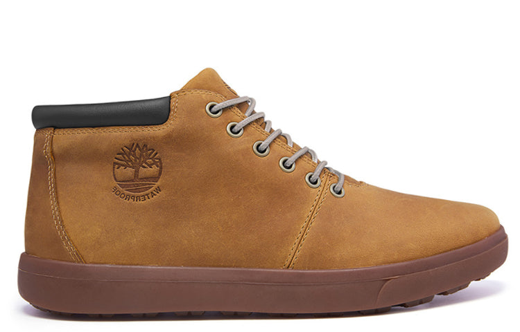 Timberland Ashwood Park Mid Waterproof Leather Chukka Boots 'Brown' A2DSCW