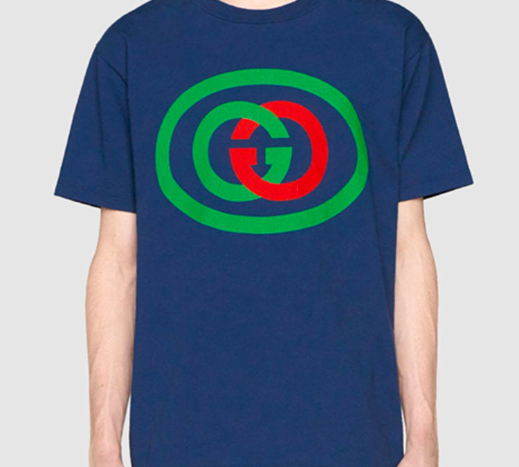 Gucci Interlocking GG Oversized For Men Navy 565806-XJBAU-4397