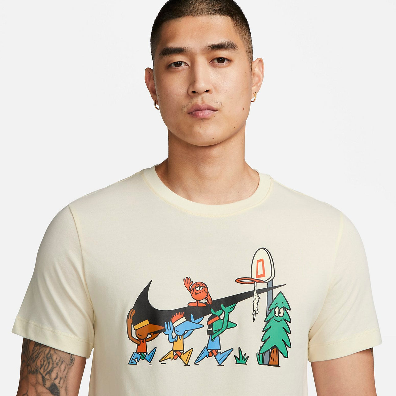 Nike Dri-FIT Basketball T-Shirt 'Beige' FD0068-113