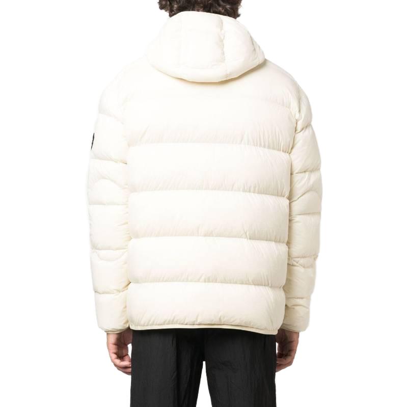 STONE ISLAND Compass Patch Zip-Up Puffer Jacket 'Beige' 791543728-V0097