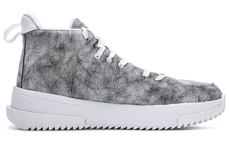 ANTA Going Crazy Leather 'Grey White' 112141801-4