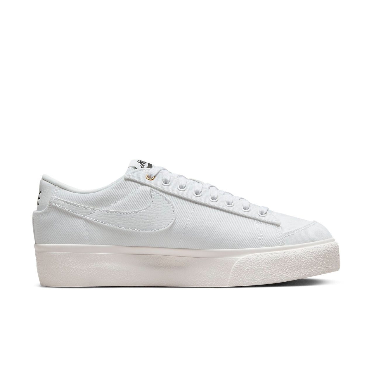 (WMNS) Nike Blazer Platform Low Canvas 'White' DV7475-100