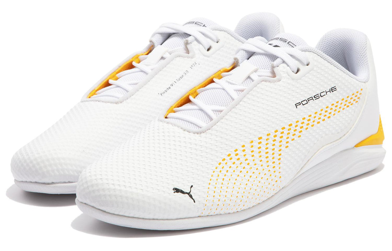 PUMA Porsche Legacy Drift Cat Decima Driving Shoes 'White yellow' 308257-02