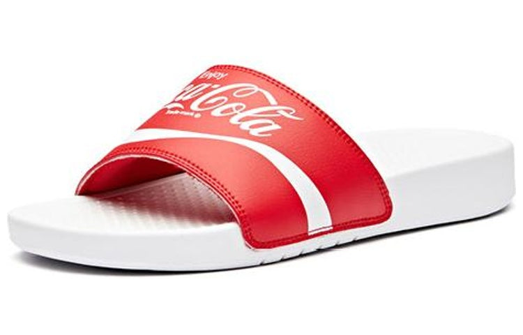 ANTA x Coca Cola Beach Slippers 'Red White' 91926983-1