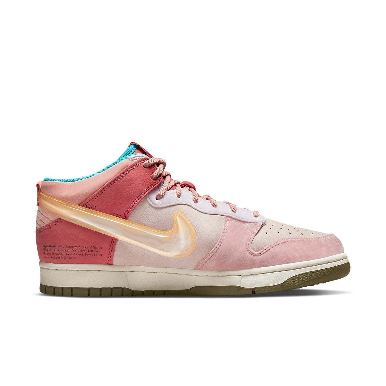Nike x Social Status Dunk Mid 'Strawberry Milk' DJ1173-600
