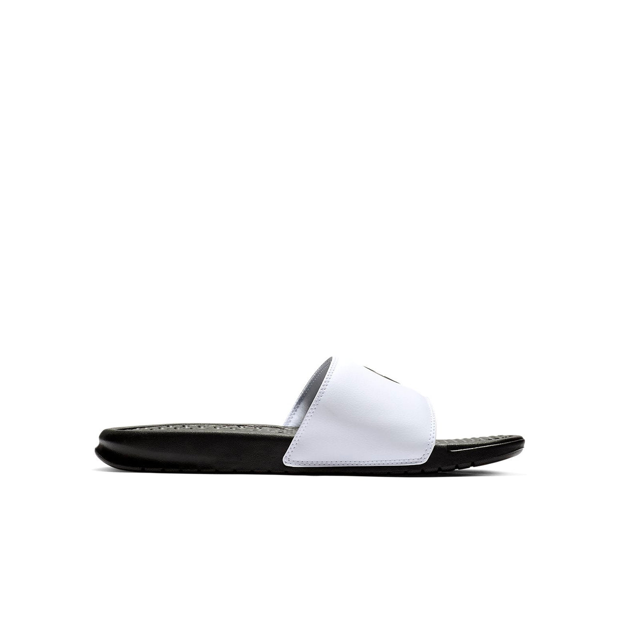 Nike JDI Black White Smiling Face Slippers 'Black White' 631261-018